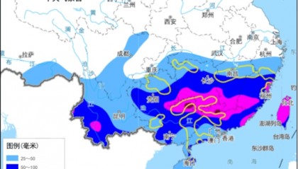 今年以来最强降雨来袭,广东局地日降水量或突破5月历史极值