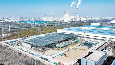 宁夏银川:共享储能电站项目建设加速(图片新闻)