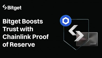 Bitget 通过 Chainlink 储备金证明提升信任度