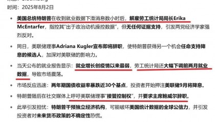 8月非农数据(NFP)已出,今年还会降息几次?BTC突破18万美金还有戏吗?