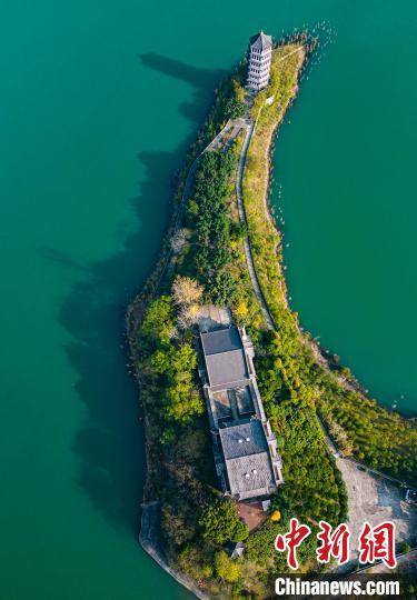 三峡库区重庆万州青山绿水景如画