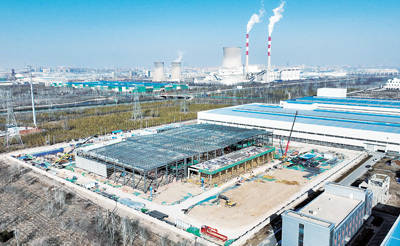 宁夏银川：共享储能电站项目建设加速（图片新闻）