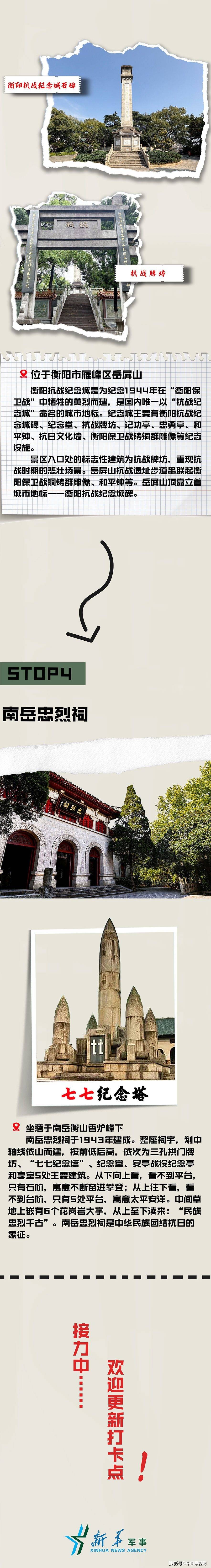 抗战足迹打卡·衡阳Citywalk路线