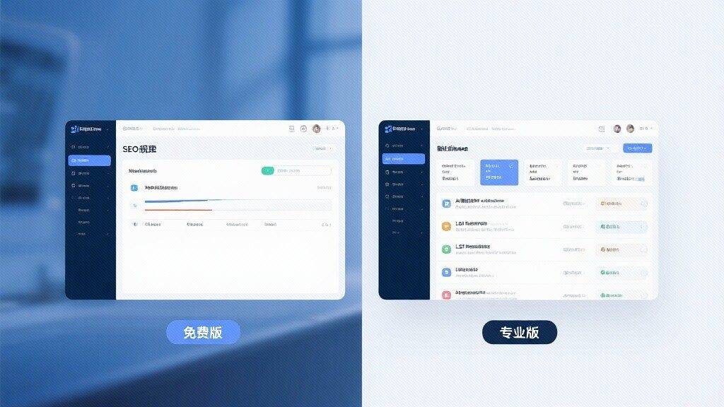 SEO优化工具免费版VS专业版，差异在哪？